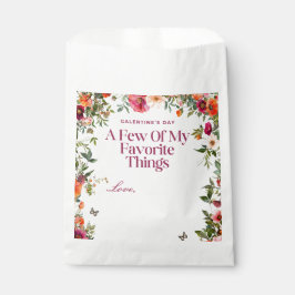 Roze Streep en bloemenfeest Galentine's Bedankzakje