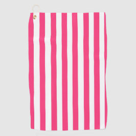 Roze Streep Golf Handdoek