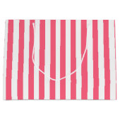 Roze streep groot cadeauzakje (Voorkant)
