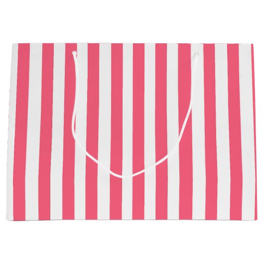 Roze streep groot cadeauzakje (Voorkant)