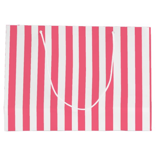 Roze streep groot cadeauzakje (Achterkant)