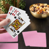 Roze Streep Jumbo Kaarten (Insitu)