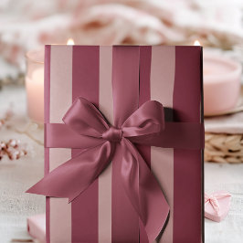Roze Streep Luxe | Elegant en stijlvol Cadeaupapier