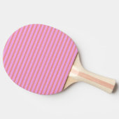 Roze Streep Ping Pong Paddle Tafeltennisbatje (Zijkant)