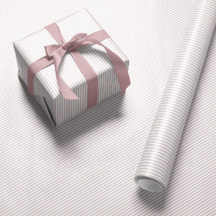 Roze streep schattig preppy seersucker cadeaupapier