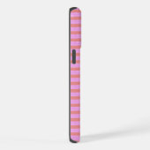 Roze Streep Telefoon Case iPhone Hoesje (Rechterkant)