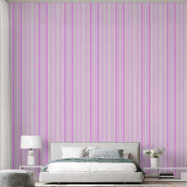 Roze streepbehang behang