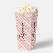 Roze streepontwerp bedankdoosjes (Popped)