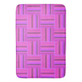 Roze stremplank badmat (Voorkant Verticaal)