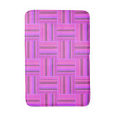 Roze stremplank badmat (Voorkant Verticaal)