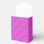 Roze stremplank bedankdoosjes (Geopend)
