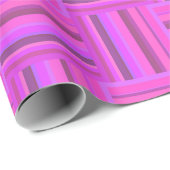 Roze stremplank cadeaupapier (Rol Hoek)