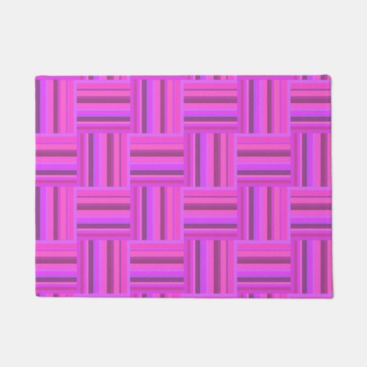 Roze stremplank deurmat (Voorkant)