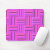 Roze stremplank muismat (Met muis)