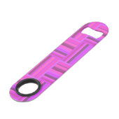 Roze stremplank speed flessenopener (Achterkant Gekanteld)