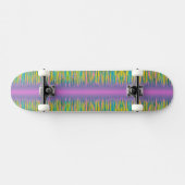 Roze strepe pasta persoonlijk skateboard (Horizontaal)