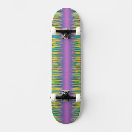 Roze strepe pasta persoonlijk skateboard (Voorkant)