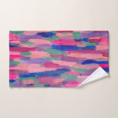 Roze strepen Abstract Bad Handdoek (Handdoek)