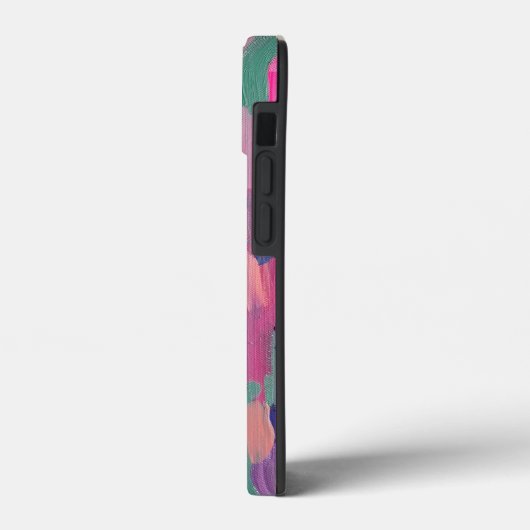 Roze strepen Abstract Case-Mate iPhone Case (Achterkant / Links)