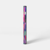 Roze strepen Abstract iPhone Hoesje (Linkerkant)