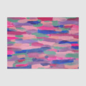 Roze strepen Abstract Tissuepapier (Voorkant)