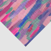 Roze strepen Abstract Tissuepapier (Detail)