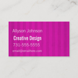 Roze strepen Achtergrond Visitekaartjes