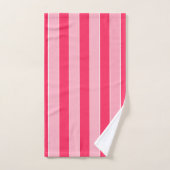 Roze strepen bad handdoek (Handdoek)