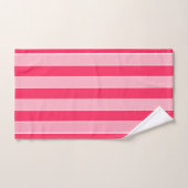 Roze strepen bad handdoek (Handdoek)