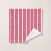 Roze strepen bad handdoek (Wasdoekje)