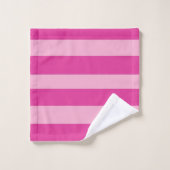 Roze strepen bad handdoek (Wasdoekje)