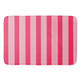 Roze strepen badmat