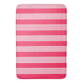 Roze strepen badmat (Voorkant Verticaal)