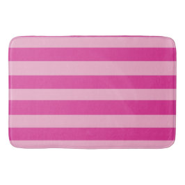 Roze strepen badmat