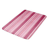 Roze strepen badmat (Gekanteld)