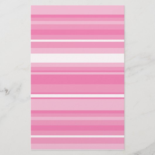 Roze strepen briefpapier (Voorkant)