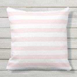 Roze strepen buitenkussen