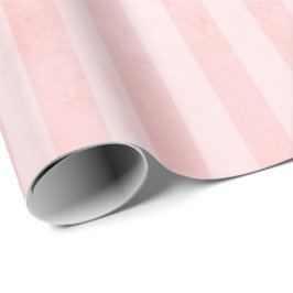 Roze strepen cadeaupapier