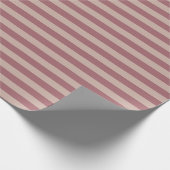 Roze strepen cadeaupapier (Hoek)