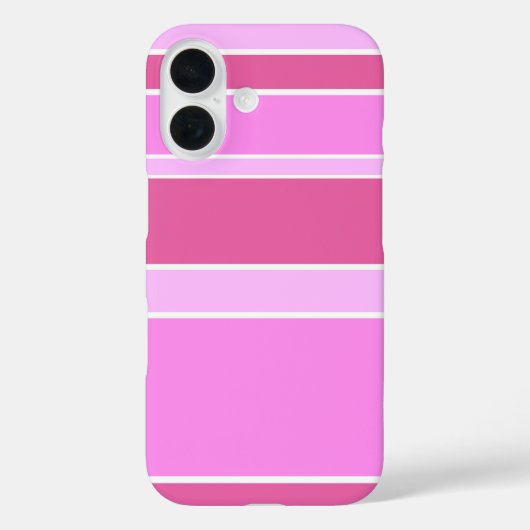 Roze strepen  Case-Mate iPhone case (Achterkant)