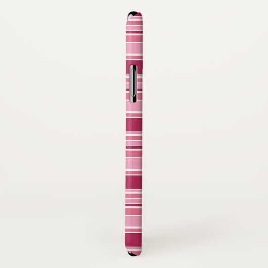 Roze strepen Case-Mate iPhone case (Achterkant / rechts)