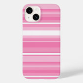 Roze strepen Case-Mate iPhone case (Achterkant)