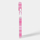 Roze strepen Case-Mate iPhone case (Achterkant / Links)