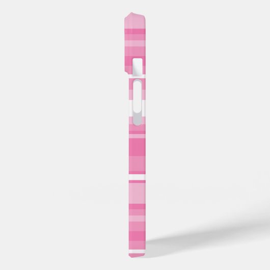 Roze strepen Case-Mate iPhone case (Achterkant / Links)