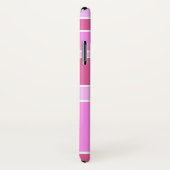 Roze strepen Case-Mate iPhone case (Achterkant / rechts)