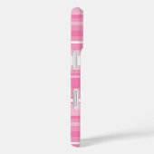 Roze strepen Case-Mate iPhone case (Achterkant / Rechts)