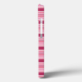 Roze strepen Case-Mate iPhone hoesje (Achterkant / Links)