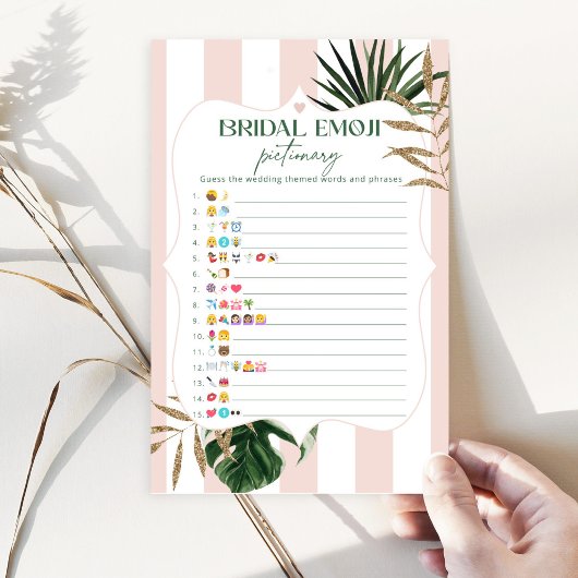 Roze strepen chique vrijgezellenfeest emoji pictio