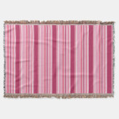Roze strepen deken (Voorkant)