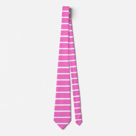 Roze Strepen Design  Stropdas (Voorkant)
